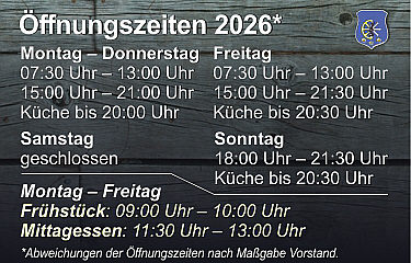 Modul Offenzeiten 2026